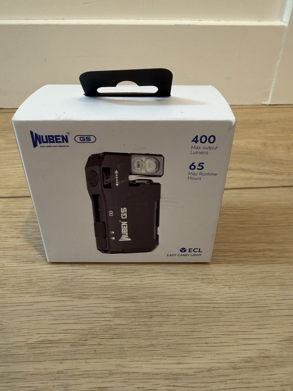 WUBEN G5 Rechargeable EDC Flashlight Powerful RGB Flashights 400 Lumens Portable